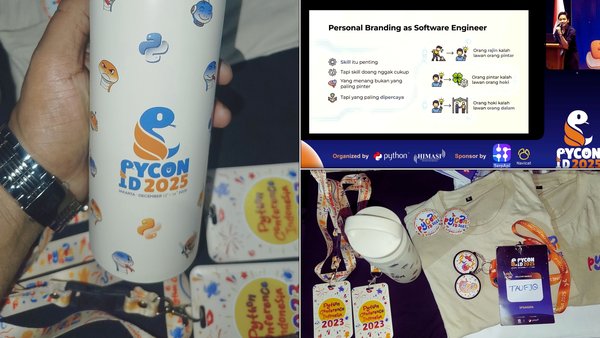 PyConID first day closing and goodies