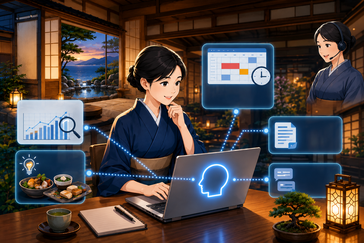 老舗旅館がAIで業務改革――観光業界に広がる「現場起点のAI活用」とは