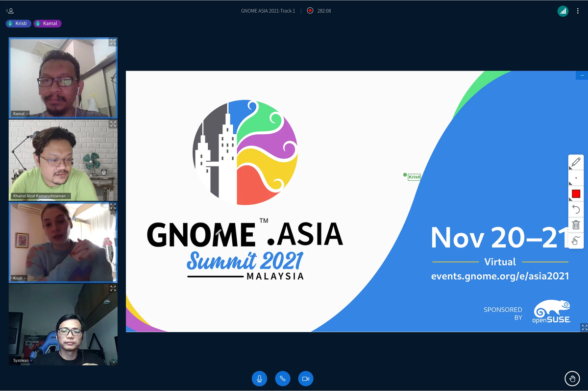「GNOME Asia Summit 2021」に登壇しました
