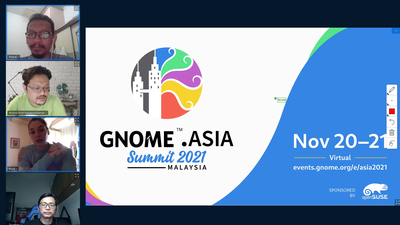 「GNOME Asia Summit 2021」に登壇しました