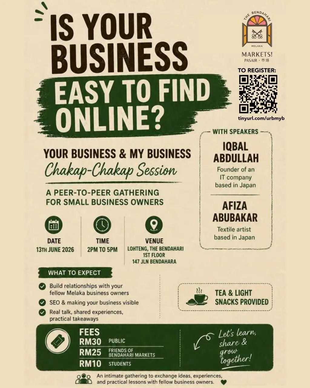 Small Business Online Visibility Meetup in Malacca